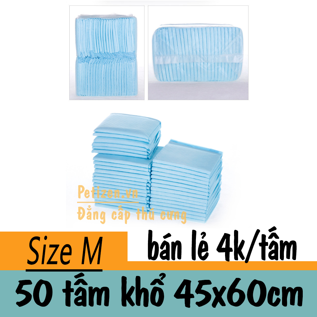 Tả lót khay vệ sinh cho chó (50 tấm)